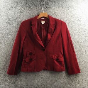 Talbots Rich Red Women's Blazer